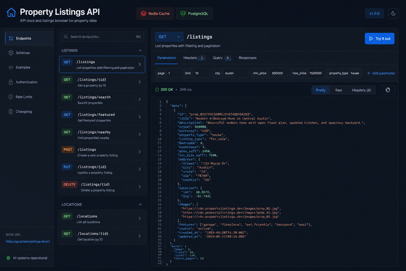 Property Listings API